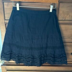 Club Monaco, navy skirt